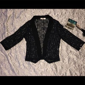 Black Lace Blazer